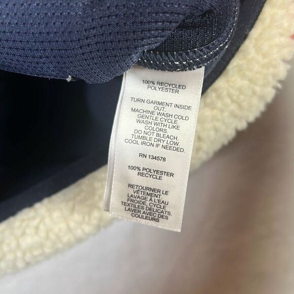 Vineyard Vines Vest Sherpa Fleece Deep Pile Stone Full Zip NWT Men Size XL - Picture 5 of 10